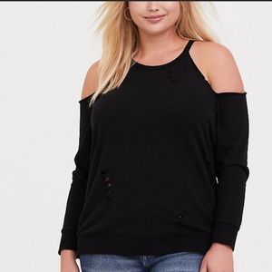Torrid cold shoulder long sleeve
